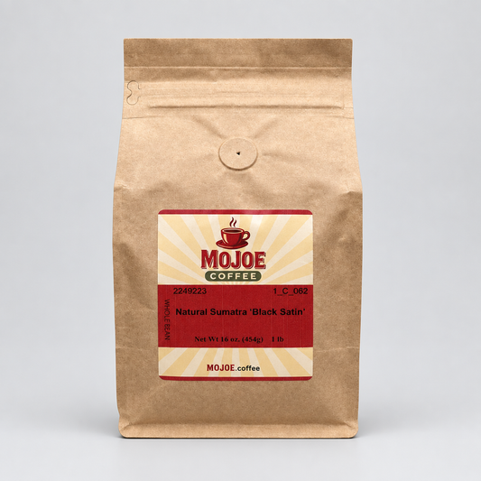 Natural Sumatra Black Satin Coffee - Dark Roast