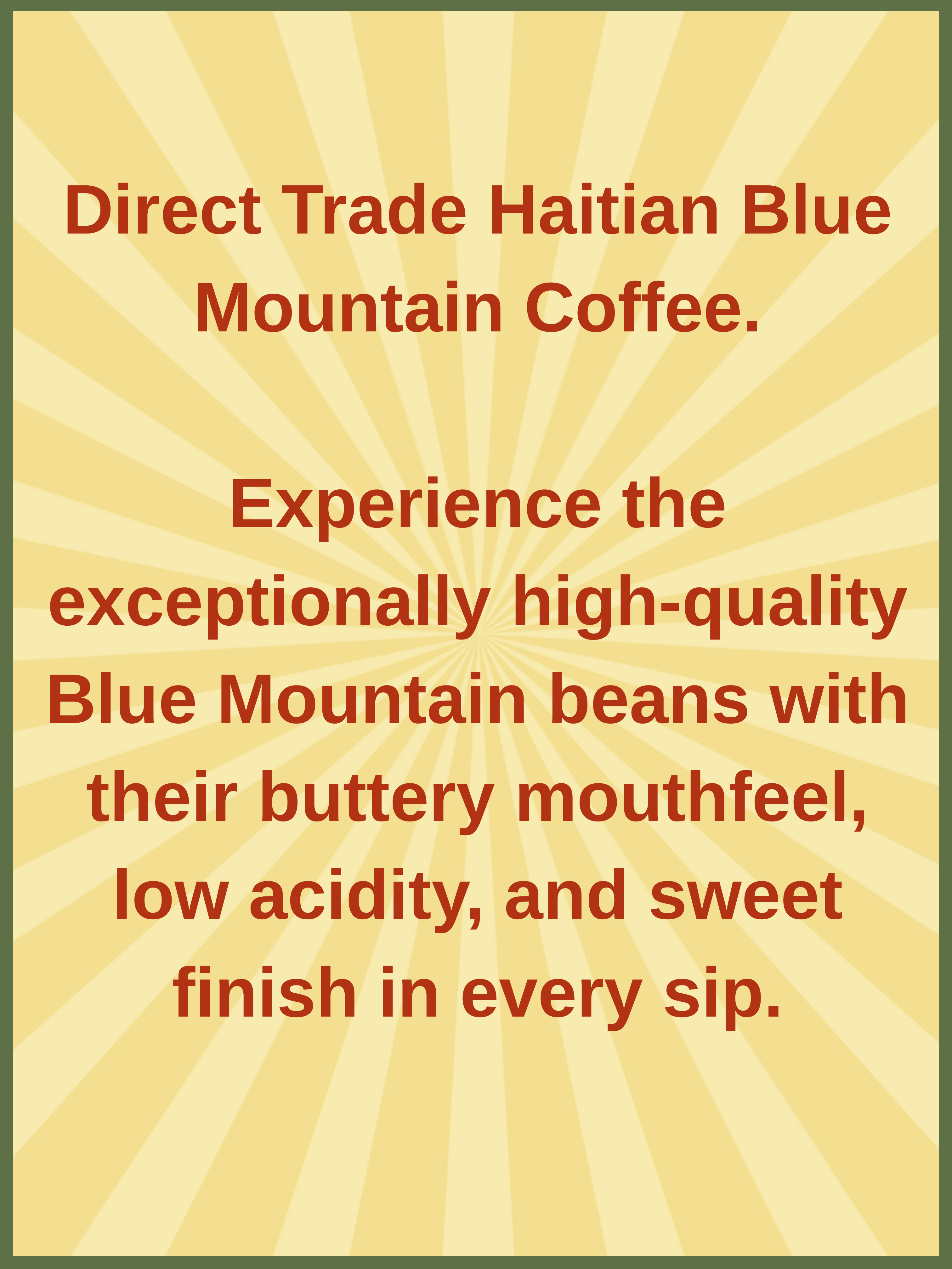 Haitian Blue Mountain