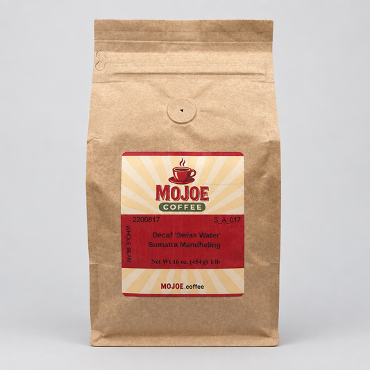 Swiss Water Decaf Sumatra Mandheling Coffee - Medium Roast